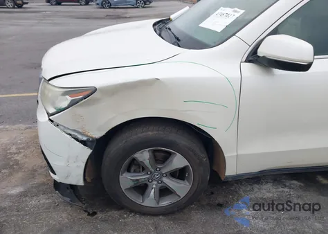 2015 Acura Mdx из США, поврежденный, VIN 5FRYD4H28FB016394